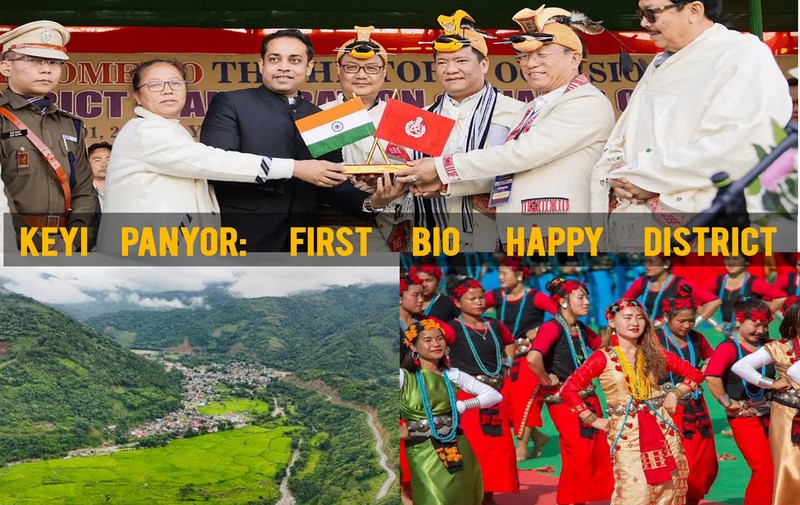 Keyi Panyor District of Arunachal Pradesh selected to become India’s first bio-happy district